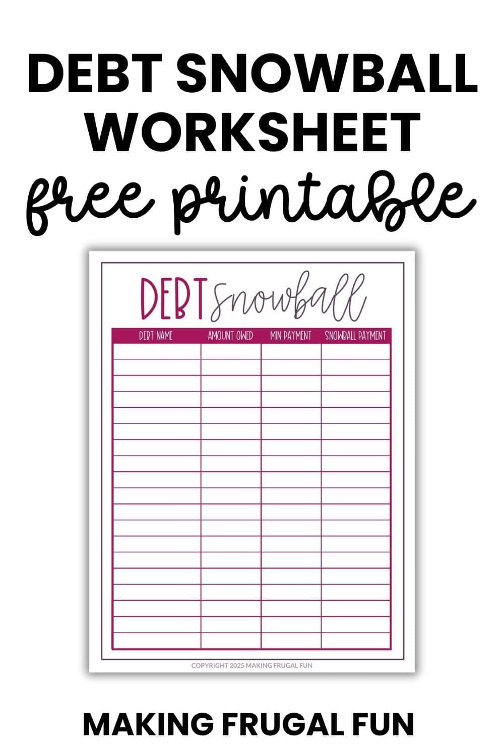 38 Debt Snowball Spreadsheets Forms Calculators