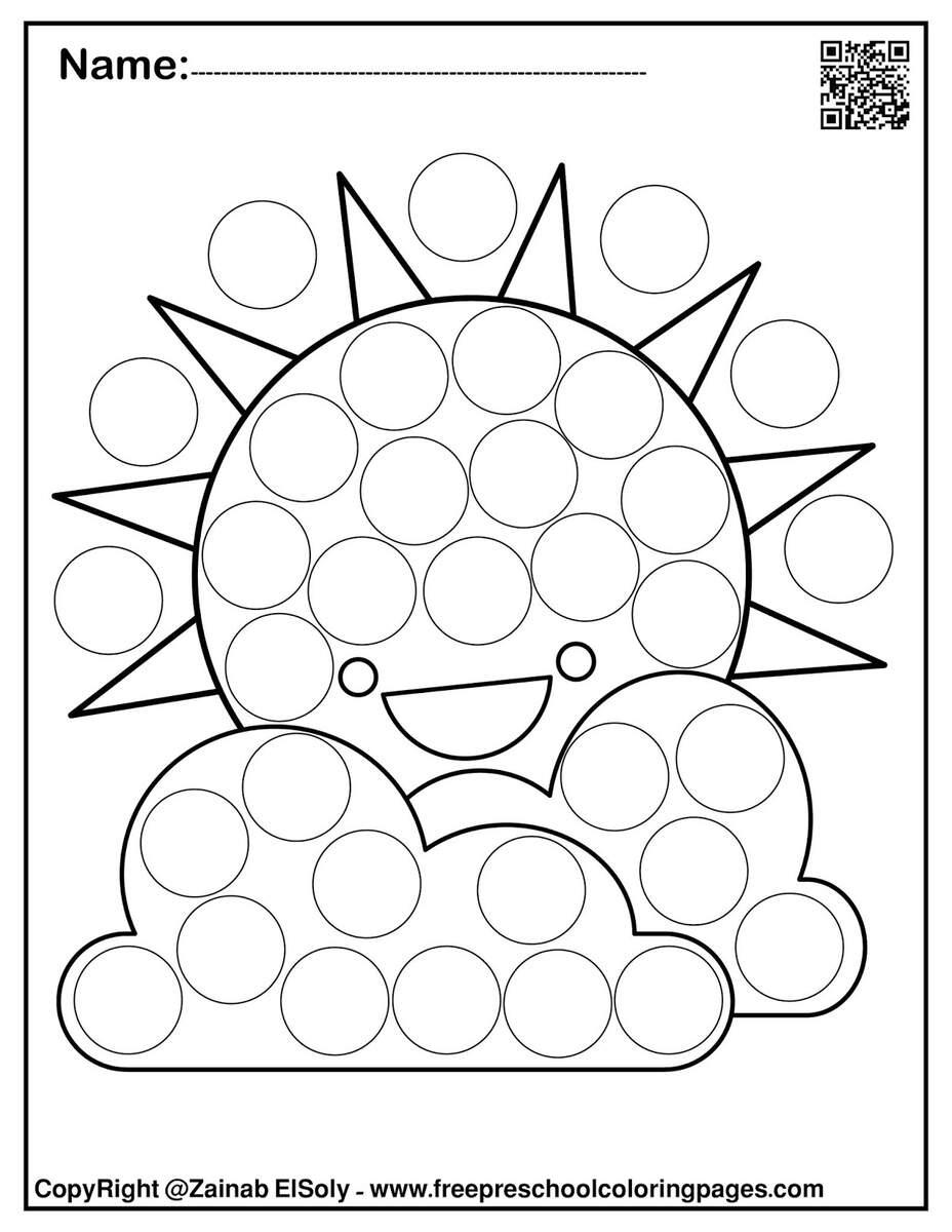 Free Printable Dot Marker Printable Free Printable Dot Marker Printable