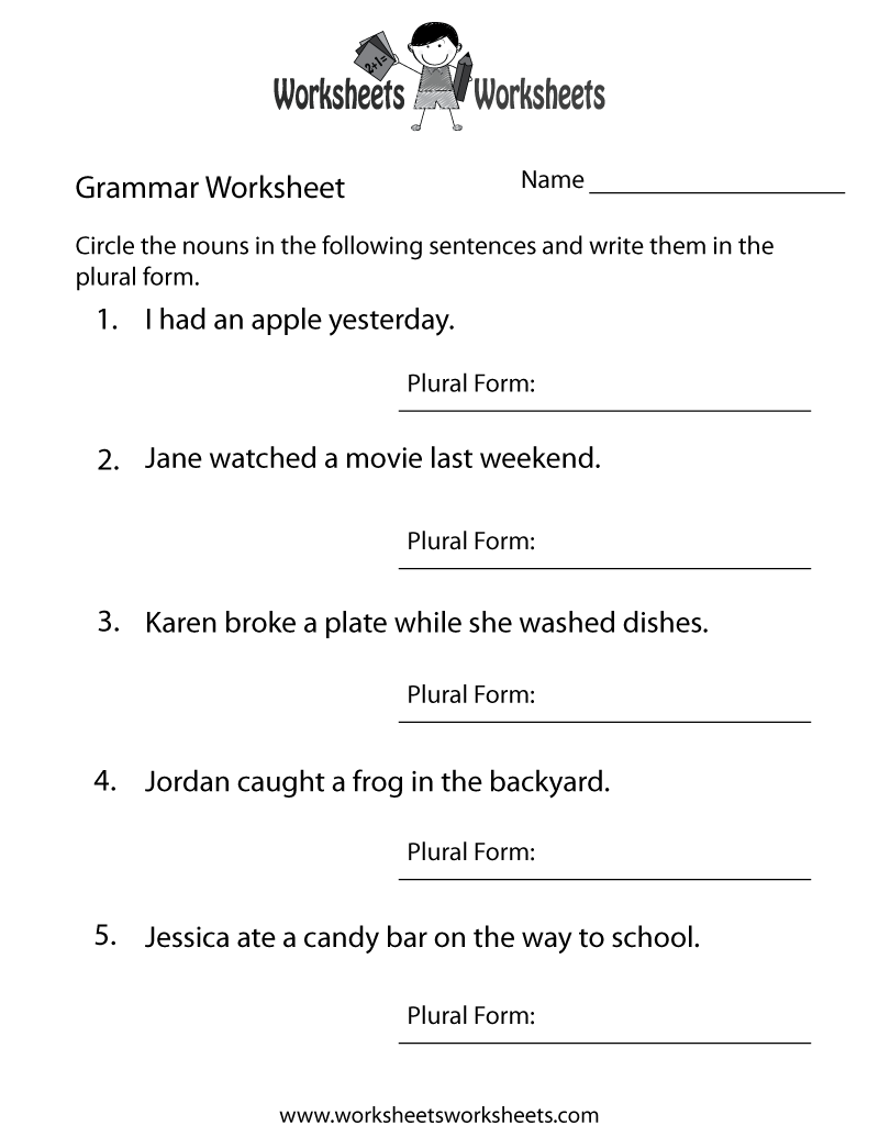 Free Printable English Grammar Worksheet Worksheets Library Free Printable English Grammar Worksheet Worksheets Library