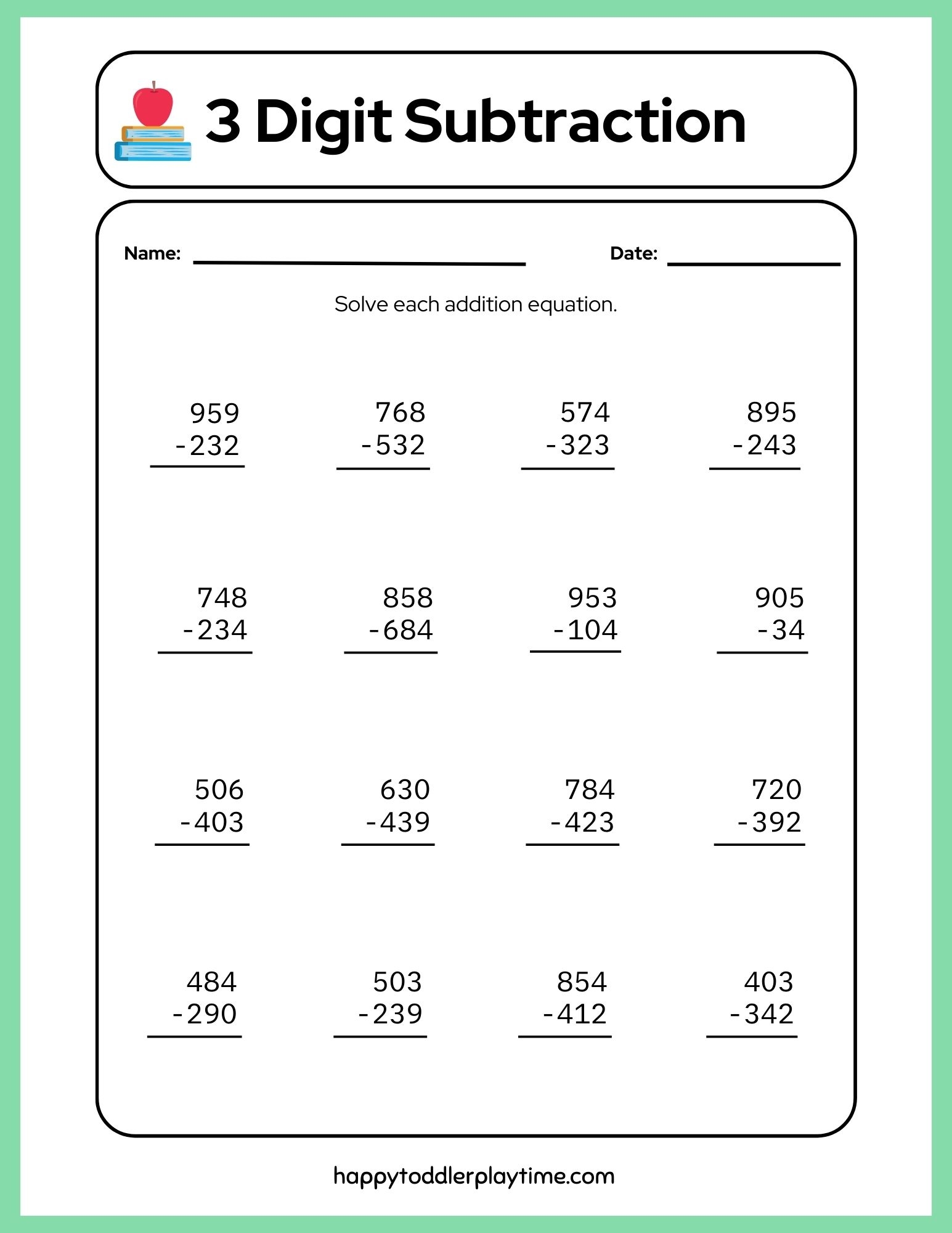 Free Printable Math Worksheets For Grade 4 Happy Toddler Playtime FREE Printable 4th Grade Math Worksheets Pdf