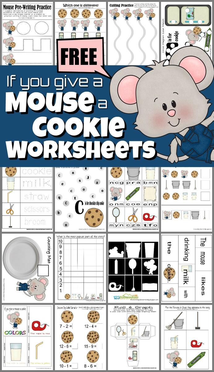 FREE Printable Mouse And Cookie Worksheets And Activities