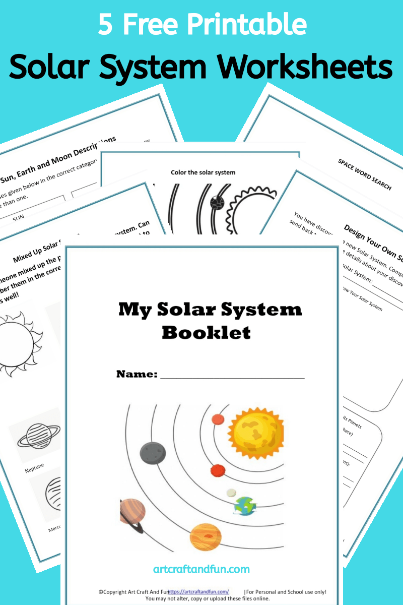 Free All About The Sun Worksheet Packet The Simple Homeschooler