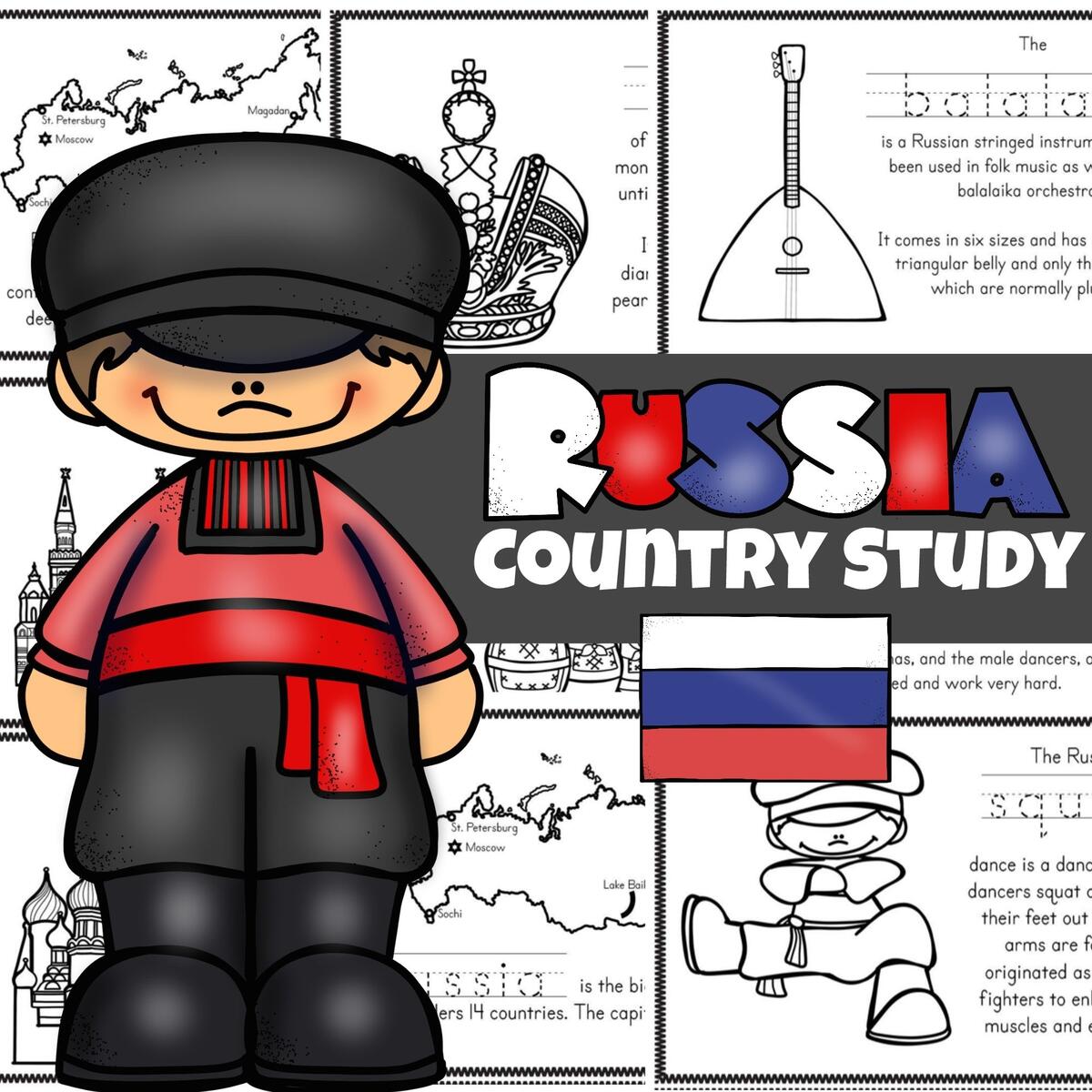 FREE Russia For Kids Printable Book To Read Color Learn Learn Russian Words Match Words With The Correct Pictures For Preschool Kids Activity Worksheet Cute Cartoon Kawaii Transportation Royalty Free SVG Cliparts Vectors And Stock Illustration Image 131881692