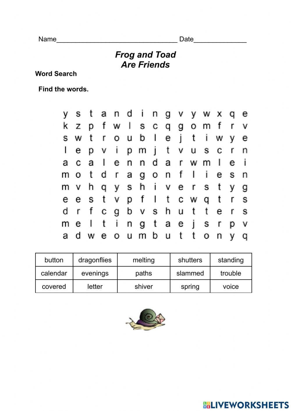 Frog And Toad Are Friends Worksheets Library Frog Toad Are Friends Read Aloud Book Study Companion Reading Comprehension Worksheets Worksheets Library