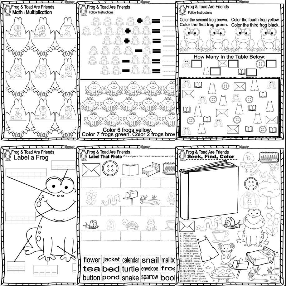 Frog Toad Are Friends Read Aloud Book Study Companion Reading Comprehension Worksheets Made By Teachers Frog Toad Are Friends Read Aloud Book Study Companion Reading Comprehension Worksheets Made By Teachers