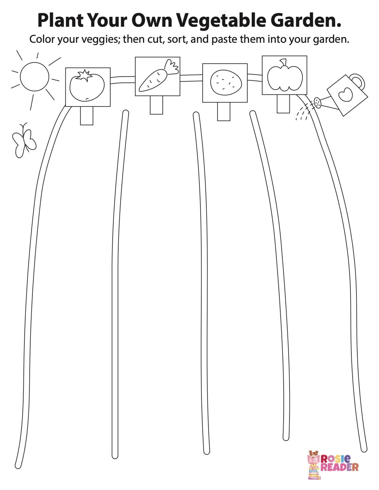 Gardening Printables Reading Adventures For Kids Ages 3 To 5