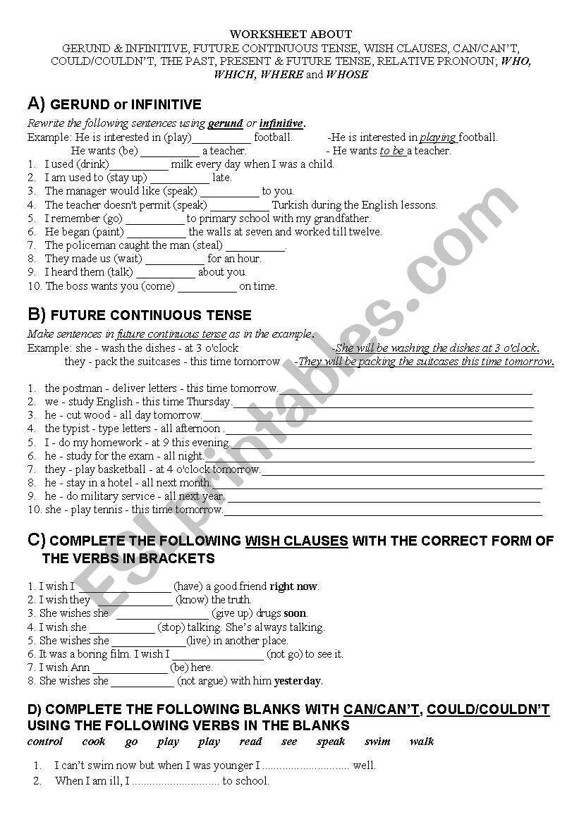 Grade 11 Worksheets English Language Worksheets Library