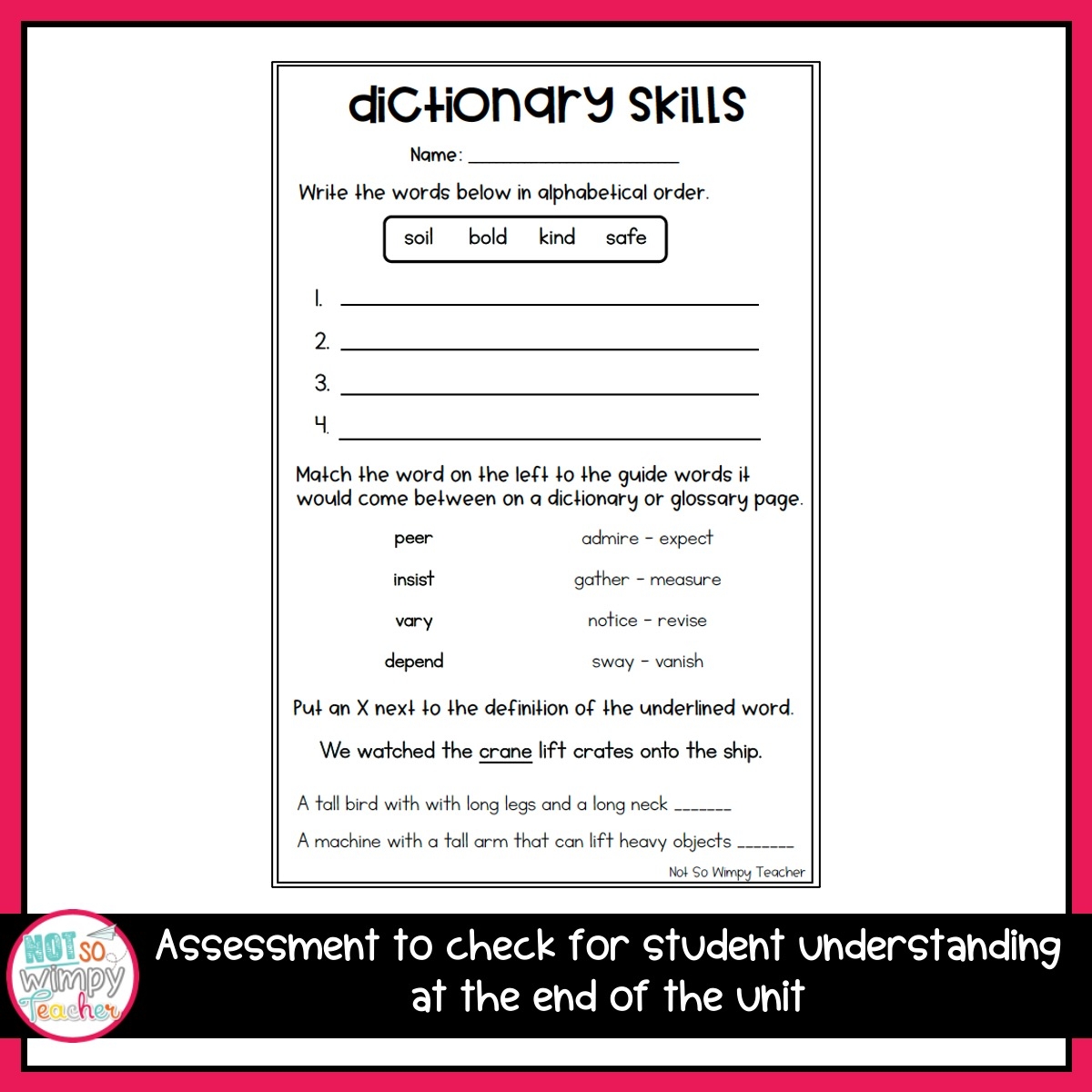 Grammar Second Grade Activities Dictionary Skills Not So Wimpy Teacher Grammar Second Grade Activities Dictionary Skills Not So Wimpy Teacher
