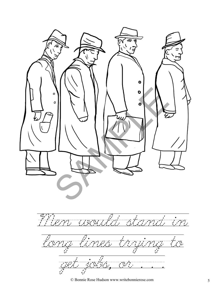 Great Depression Coloring Book Level C Made By Teachers Great Depression Coloring Book Level C Made By Teachers