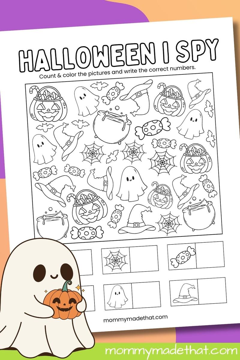 Halloween I Spy Free Printable