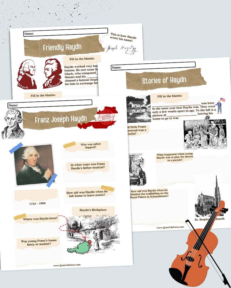 Haydn A Music History Study Quiet Life Farm