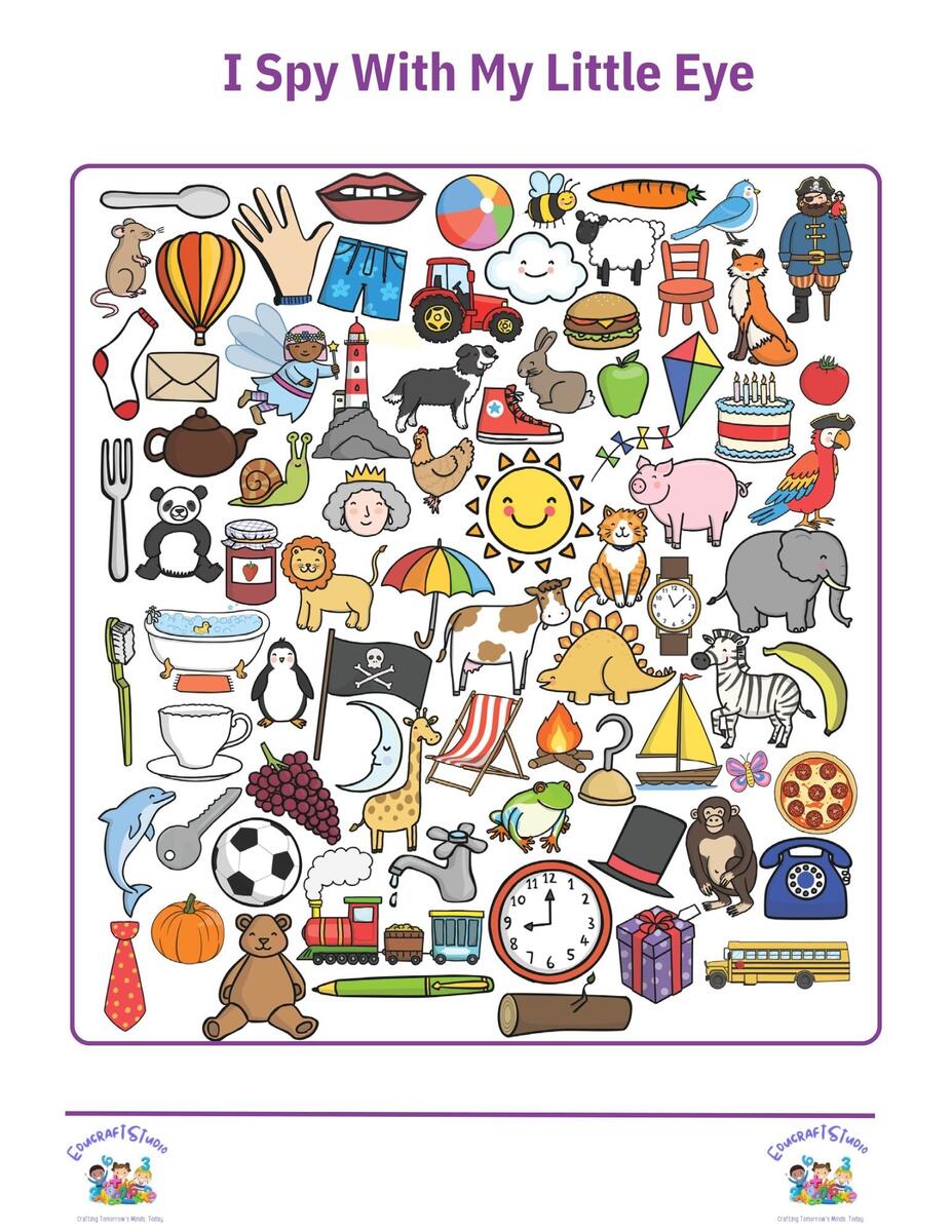 I Spy With My Little Eye Activity Etsy I Spy With My Little Eye Activity Etsy