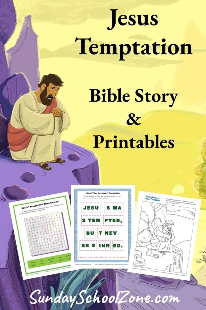 Jesus Temptation Bible Activities The Temptation Of Jesus Bible Lesson For Kids Trueway Kids