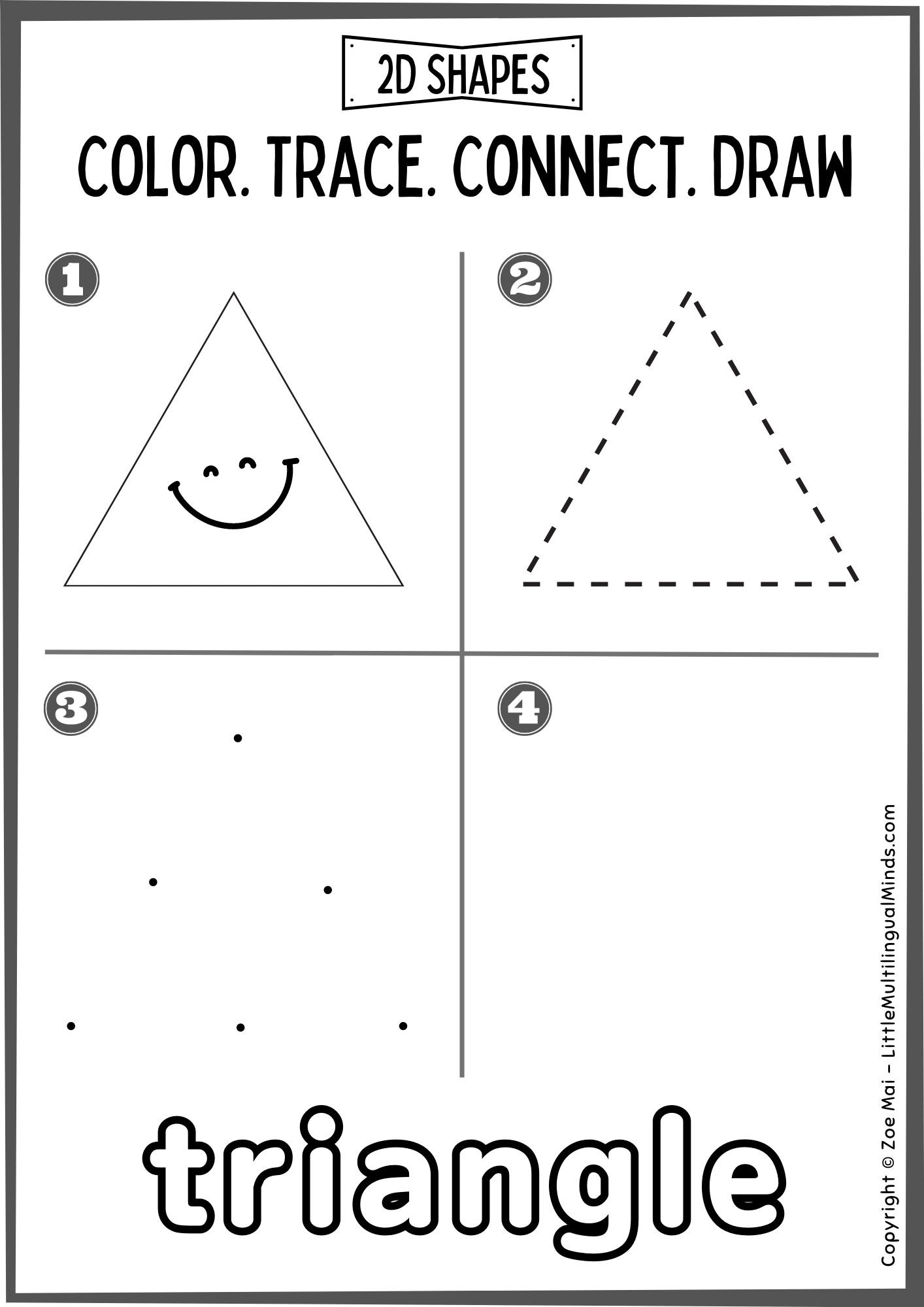 Kindergarten 2D Shapes Worksheet TRIANGLES Shape Sort Shape Hunt Math Made By Teachers Free Printable TRIANGLE Shape Worksheets For Preschool