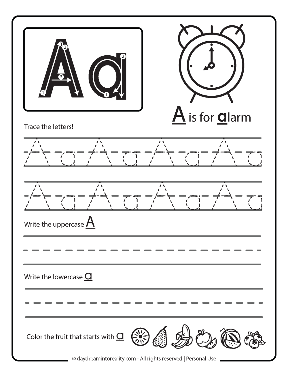 Letter A Preschool Printables Preschool Mom