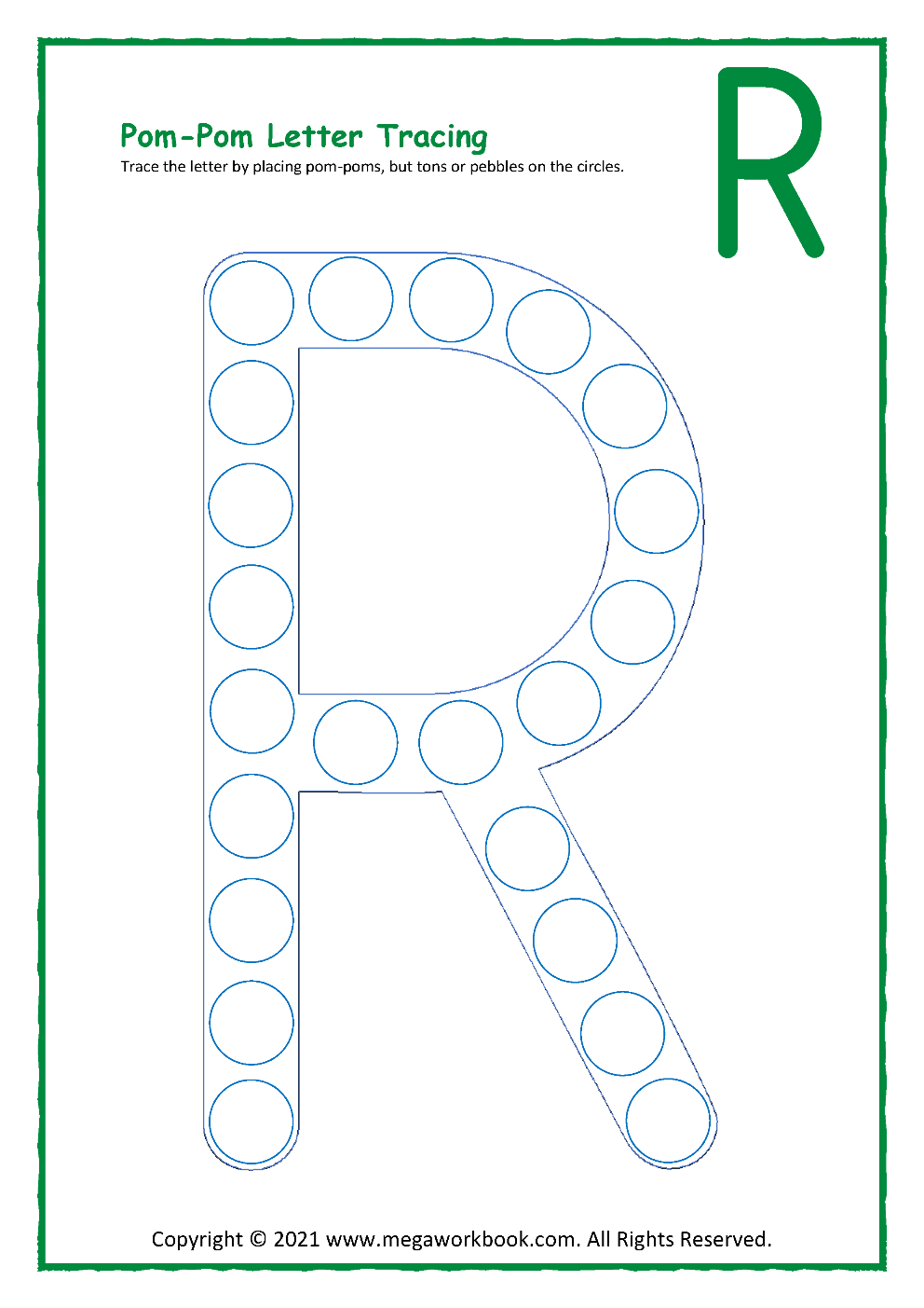Letter R Activities Preschool Letter R Worksheets Letter R Crafts Letter R Printables MegaWorkbook Free Letter R Alphabet Learning Worksheet For Preschool