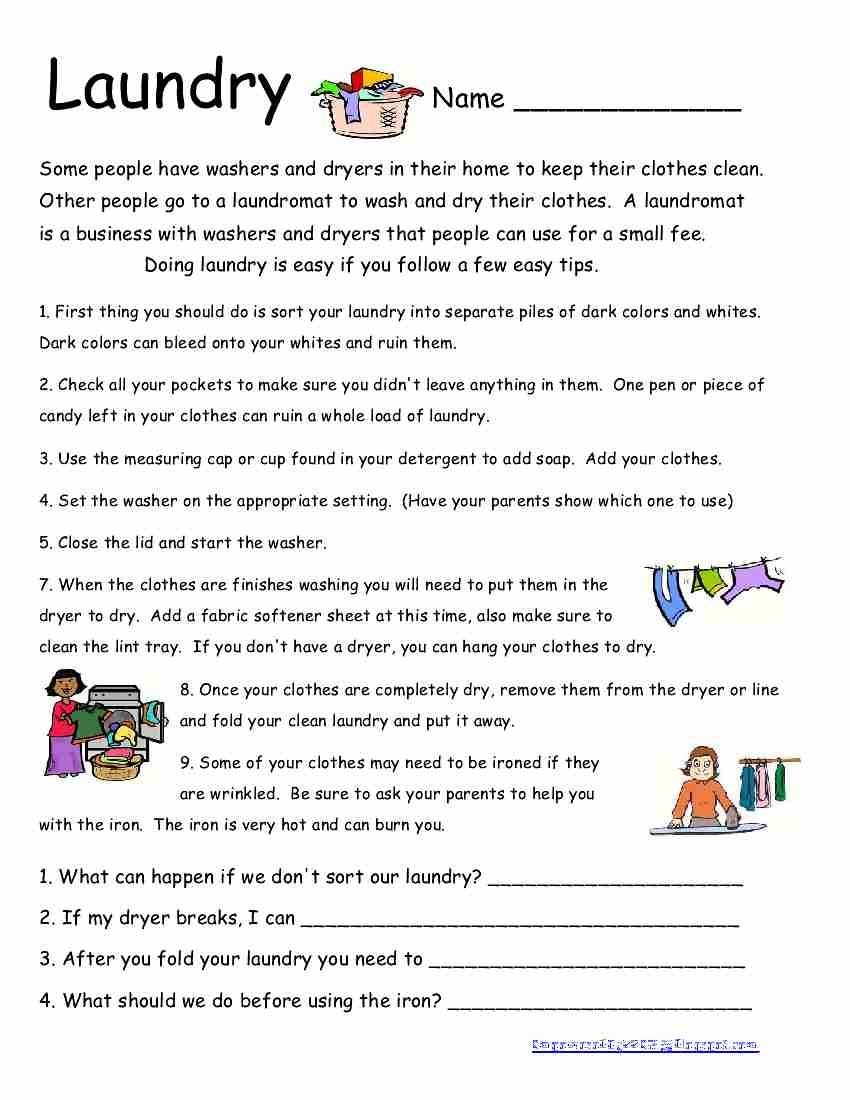 Life Skills Worksheets Worksheets Library
