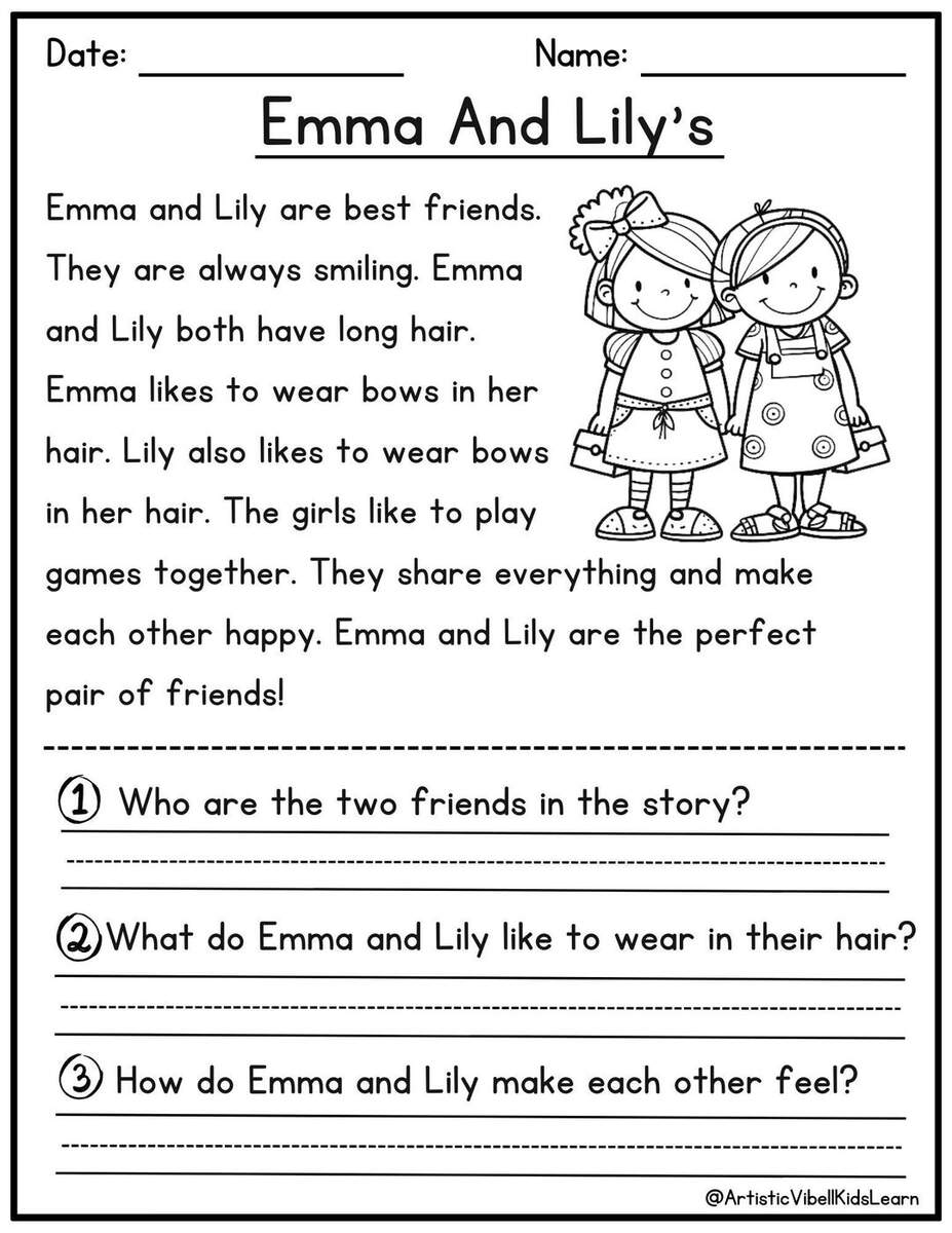 Long Story For Grade Reading Comprehension Printable Workbook For Grade By Teach Simple