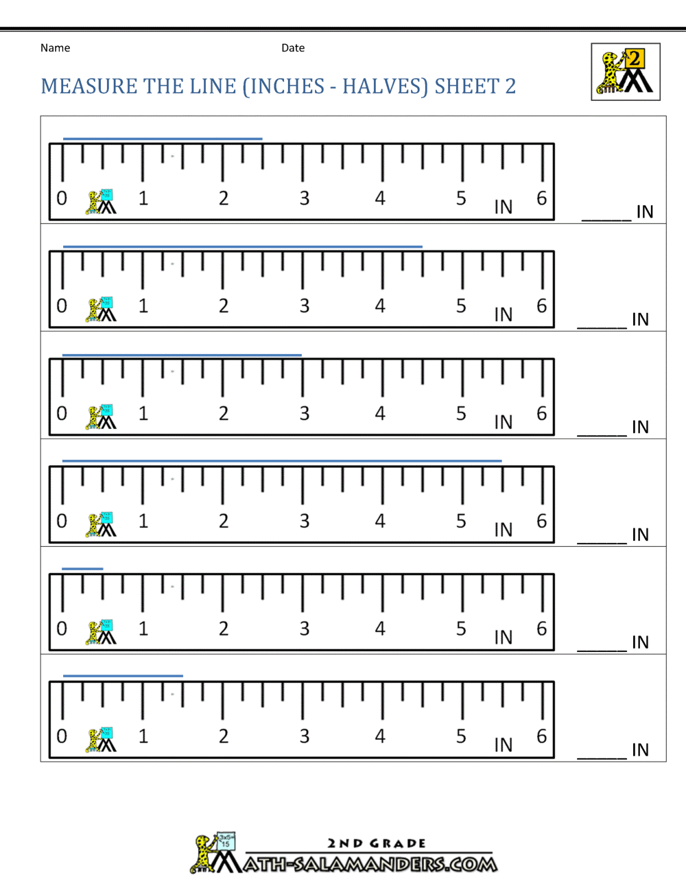 Measurement Math Worksheets Measuring Length Measurement Math Worksheets Measuring Length