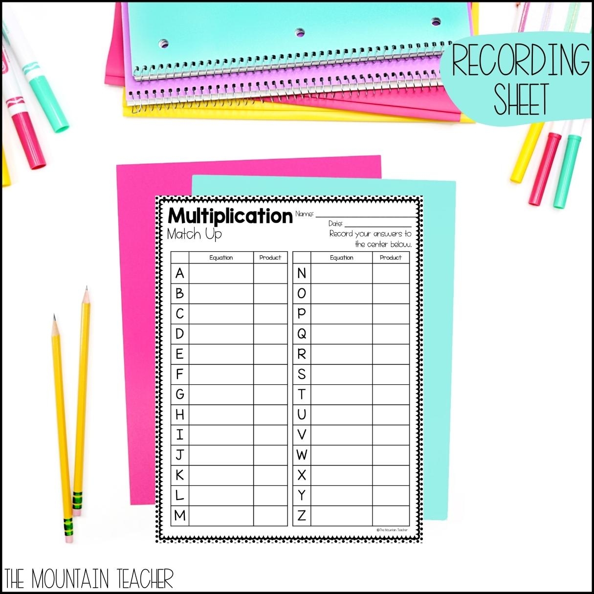 Multiplication Fluency Games 2nd Or 3rd Grade Multiply Math Fact Games The Mountain Teacher Multiplication Fluency Games 2nd Or 3rd Grade Multiply Math Fact Games The Mountain Teacher