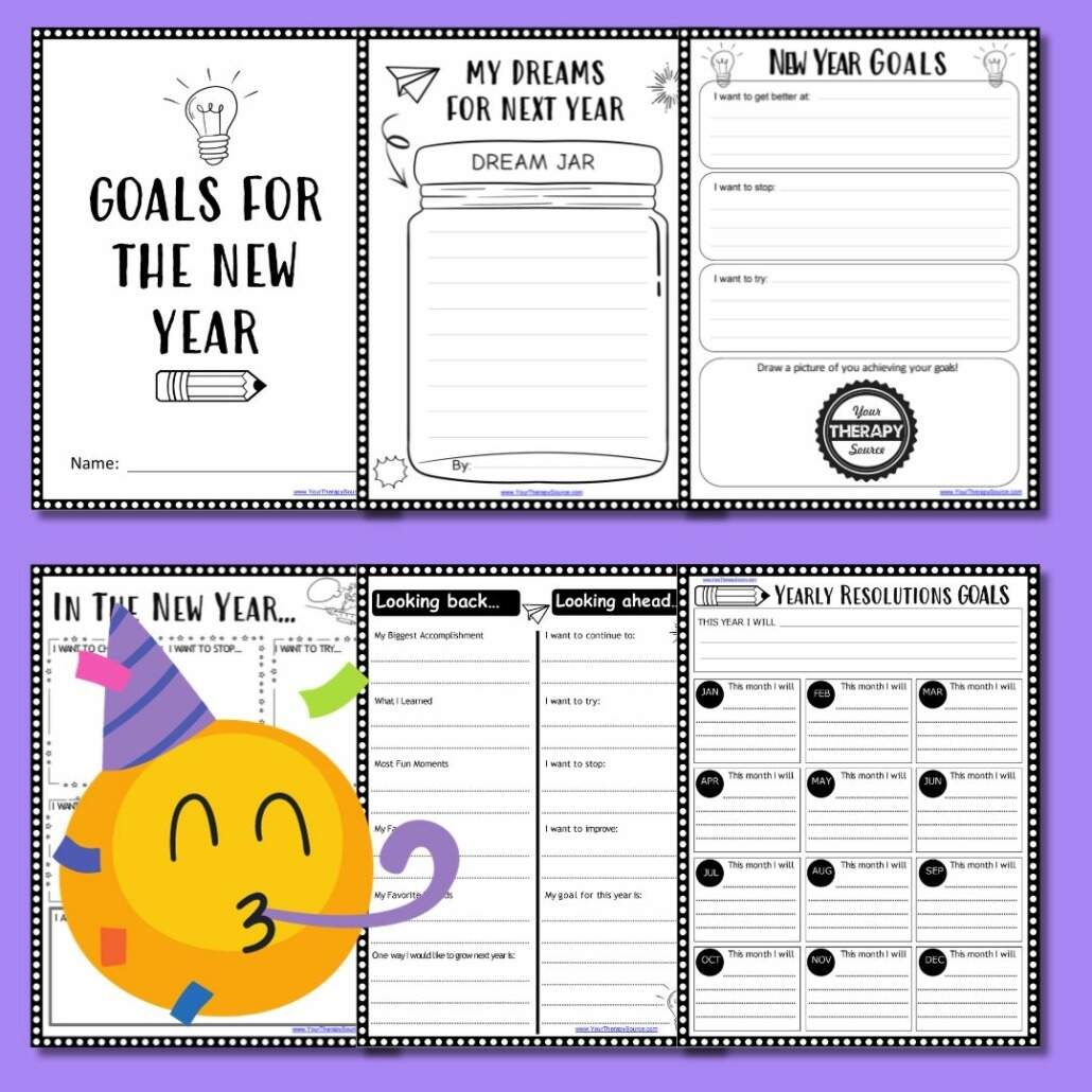 New Year S Resolution Worksheet Free Printable PDF Your Therapy Source New Year S Resolution Worksheet Free Printable PDF Your Therapy Source