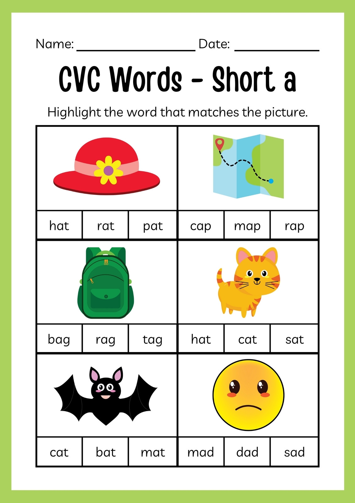 Page 2 Customize 184 Cvc Worksheets Templates Online Canva Page 2 Customize 184 Cvc Worksheets Templates Online Canva