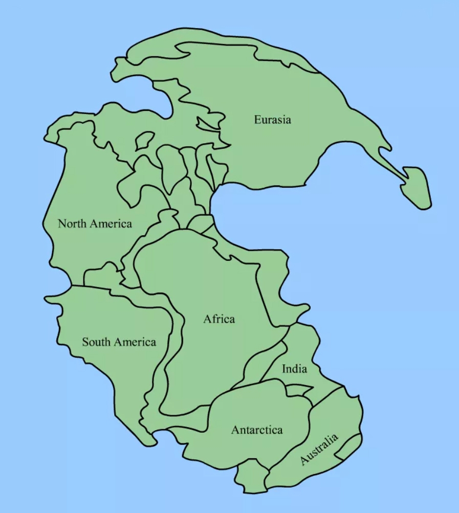 Pangea Breakup And Continental Drift Physical Puzzle