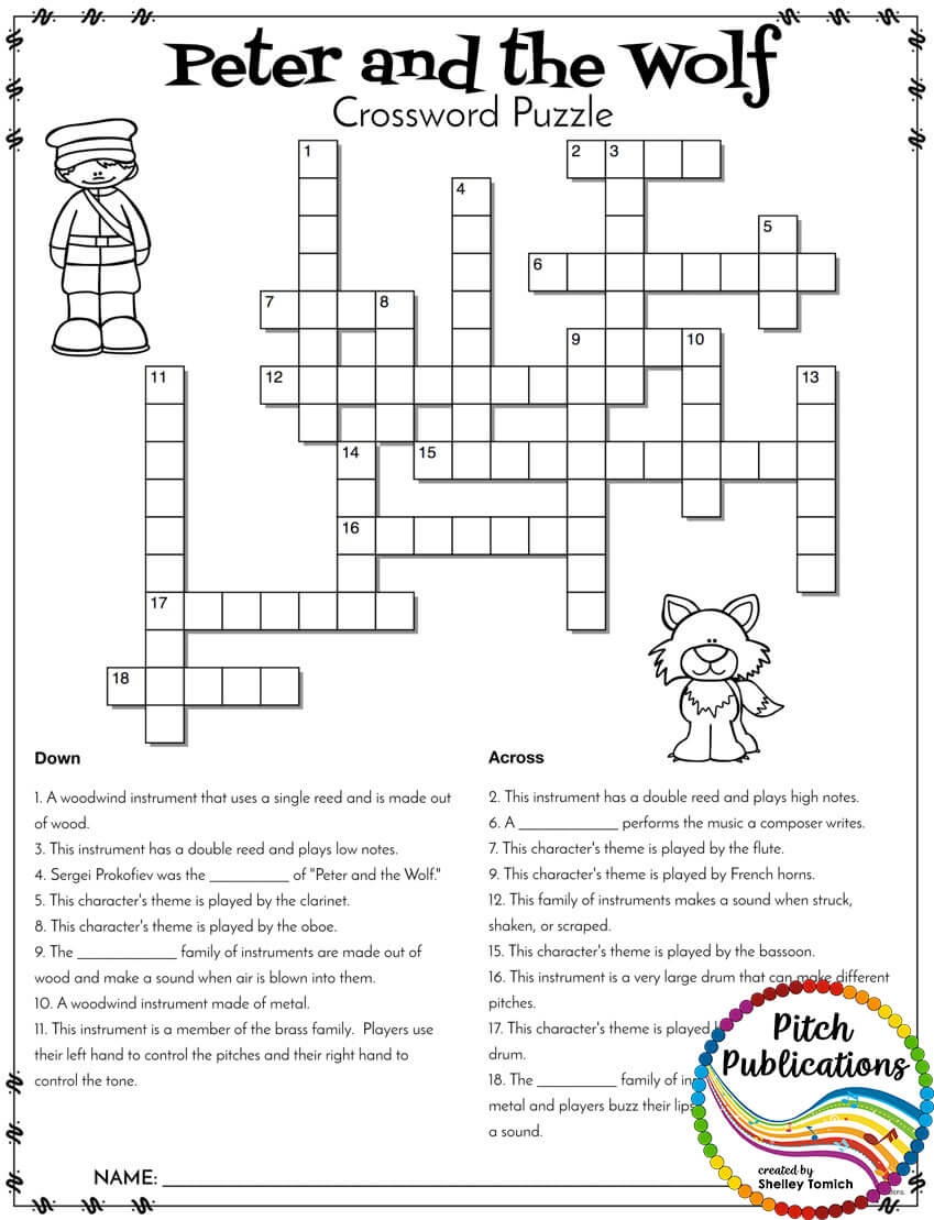 Peter And The Wolf Series Student Activities Centers