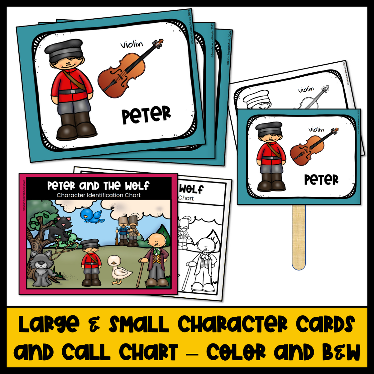Peter And The Wolf Worksheet Set Sunshine And Music Peter And The Wolf Worksheet Set Sunshine And Music