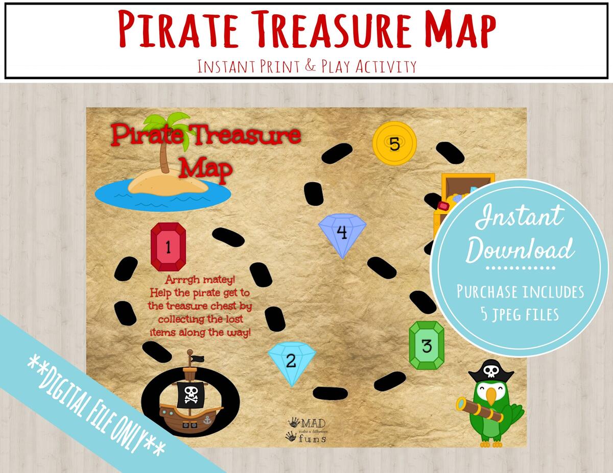 Pirate Treasure Map Activity INSTANT PRINTABLE DOWNLOAD Scavenger Hunt Game Pirate Party Clues Preschool Kindergarten Toddler Activities Etsy Pirate Treasure Map Activity INSTANT PRINTABLE DOWNLOAD Scavenger Hunt Game Pirate Party Clues Preschool Kindergarten Toddler Activities Etsy
