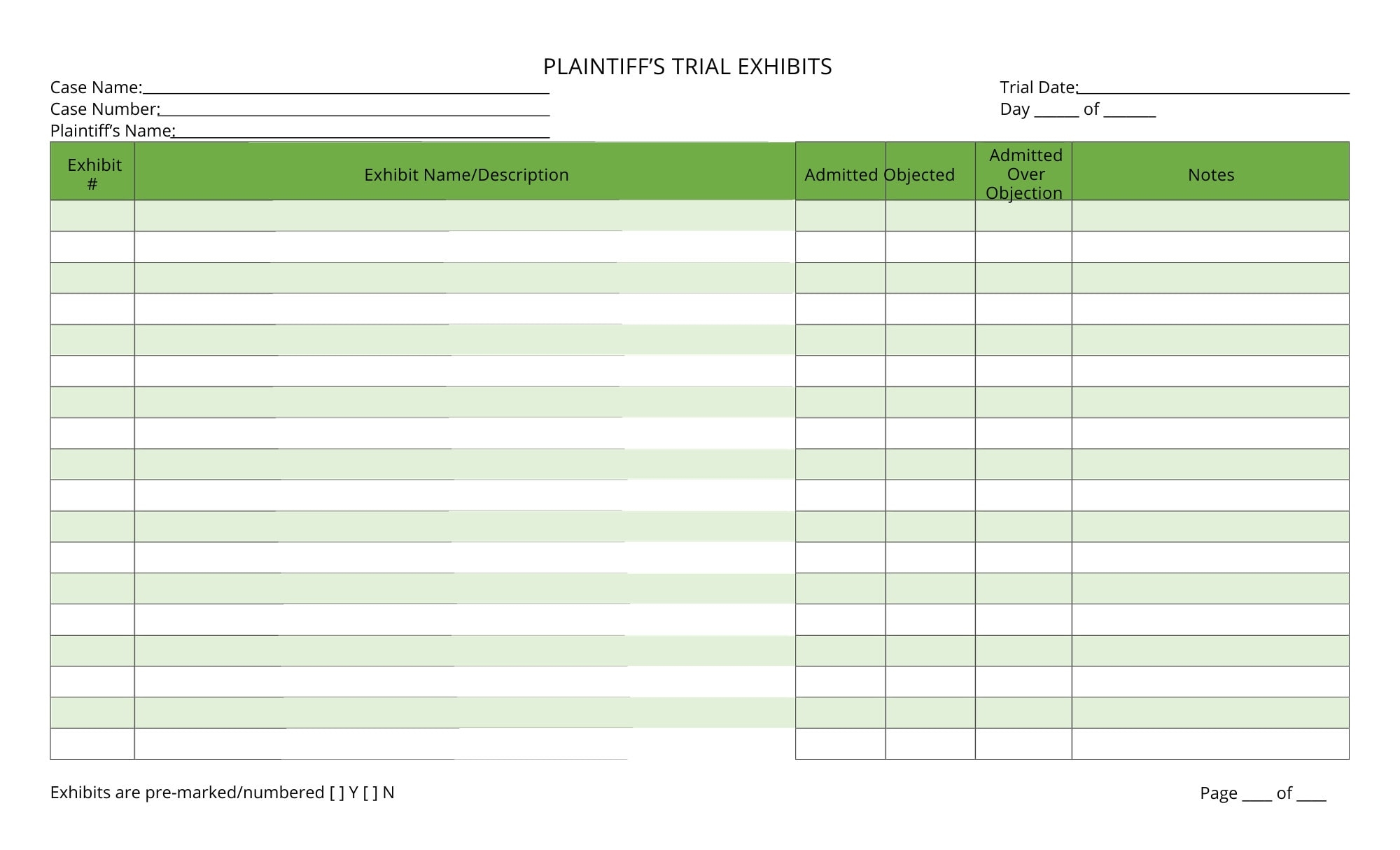 Plaintiff And Defendant Exhibit Lists For Trial Etsy Plaintiff And Defendant Exhibit Lists For Trial Etsy