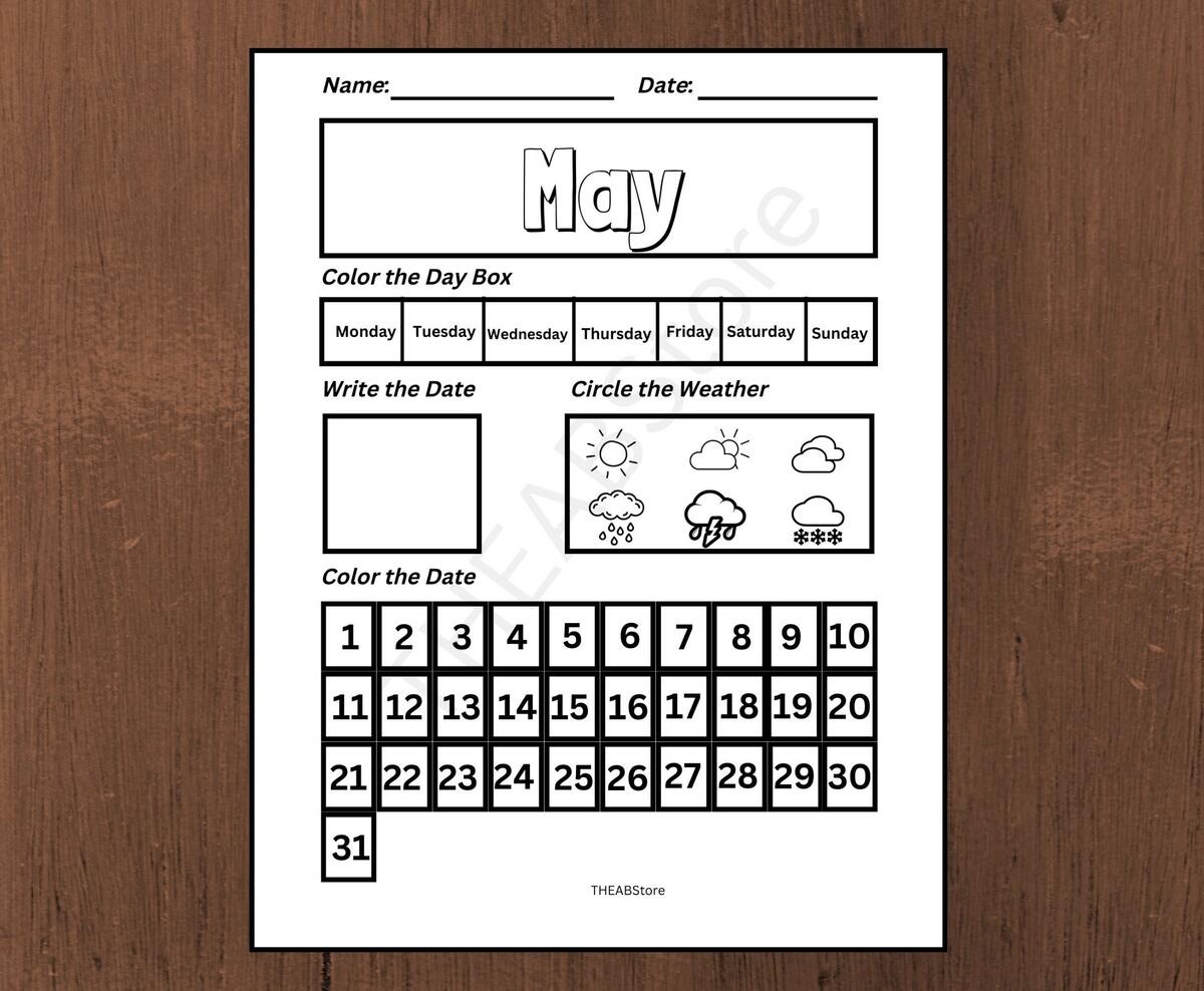 Preschool Calendar Worksheets Printable Kids Monthly Digital Calendar Toddler Activities Montessori Kindergarten Curriculum Homeschool Etsy Preschool Calendar Worksheets Printable Kids Monthly Digital Calendar Toddler Activities Montessori Kindergarten Curriculum Homeschool Etsy