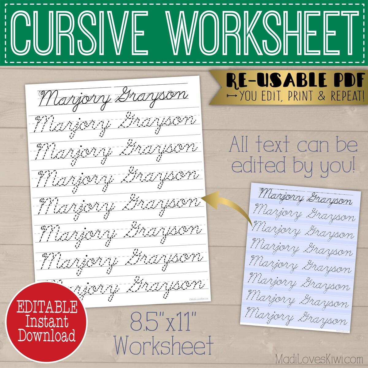 Free And Customizable Cursive Templates Canva
