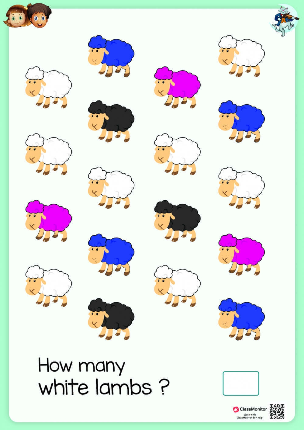 Rhymes Activity Mary Had A Little Lamb Colouring Worksheet ClassMonitor