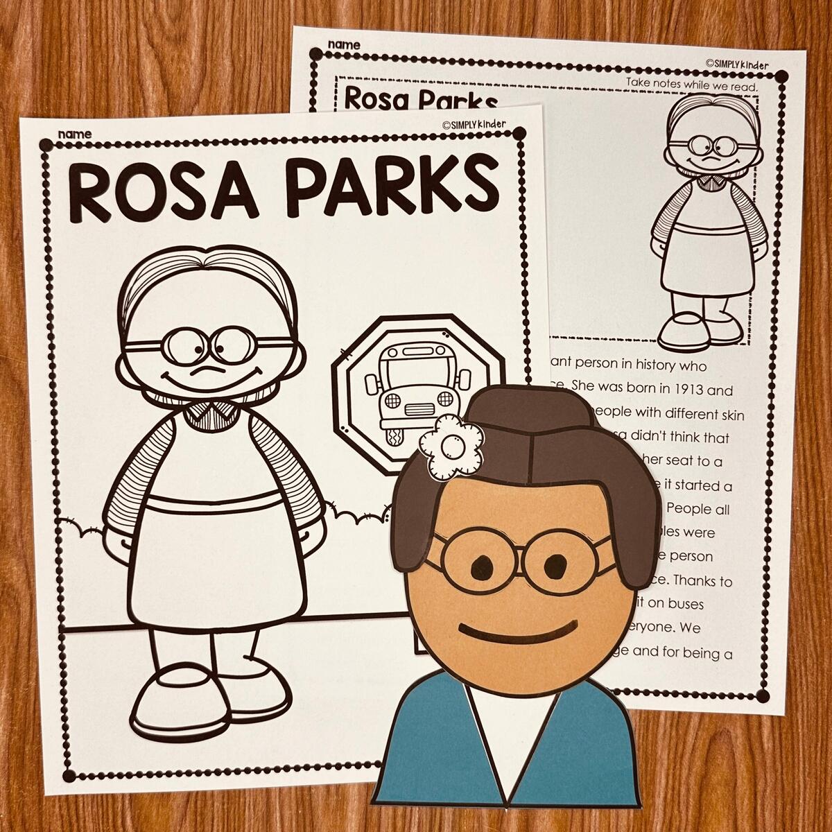 Rosa Parks Reading Comprehension Passages And Activities Worksheet No Prep Made By Teachers