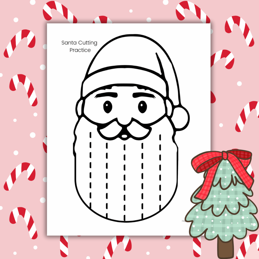 Santa Beard Cutting Skills Worksheets For Christmas Simply Full Of Delight Santa Beard Cutting Skills Worksheets For Christmas Simply Full Of Delight