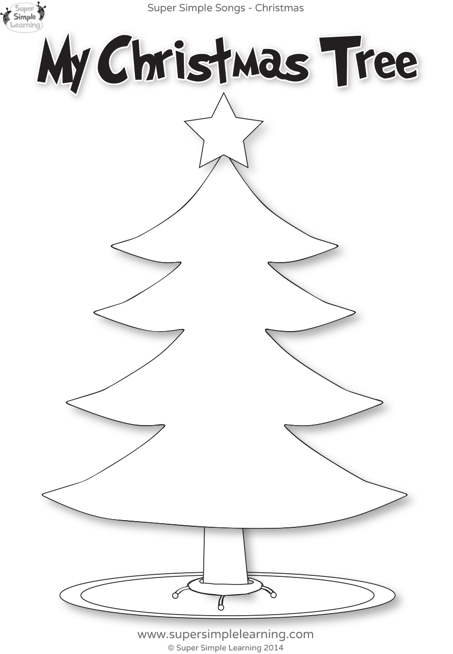 Decorate The Christmas Tree Christmas Tree Craft Christmas Tree Coloring Page Printable Christmas Tree For Kids Christmas Tree Activity Etsy