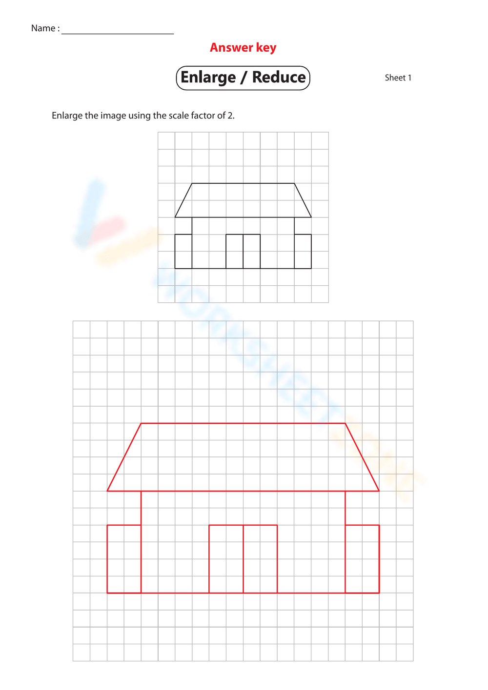 Scale Factor Worksheets