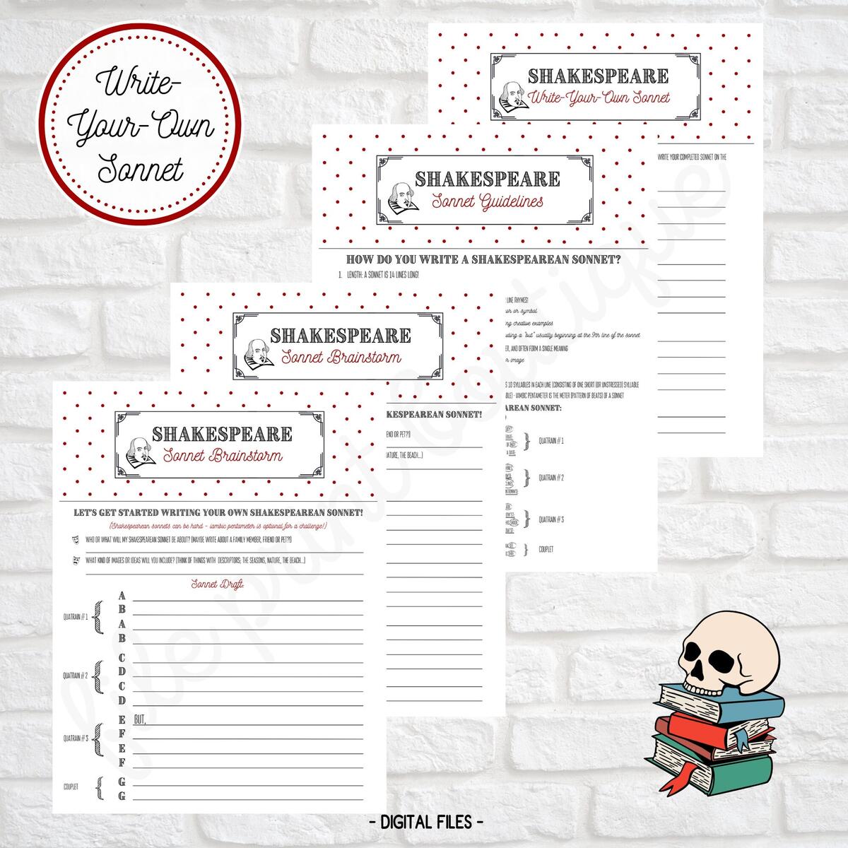Shakespeare Sonnet Activity Write Your Own Sonnet Printable Etsy Shakespeare Sonnet Activity Write Your Own Sonnet Printable Etsy