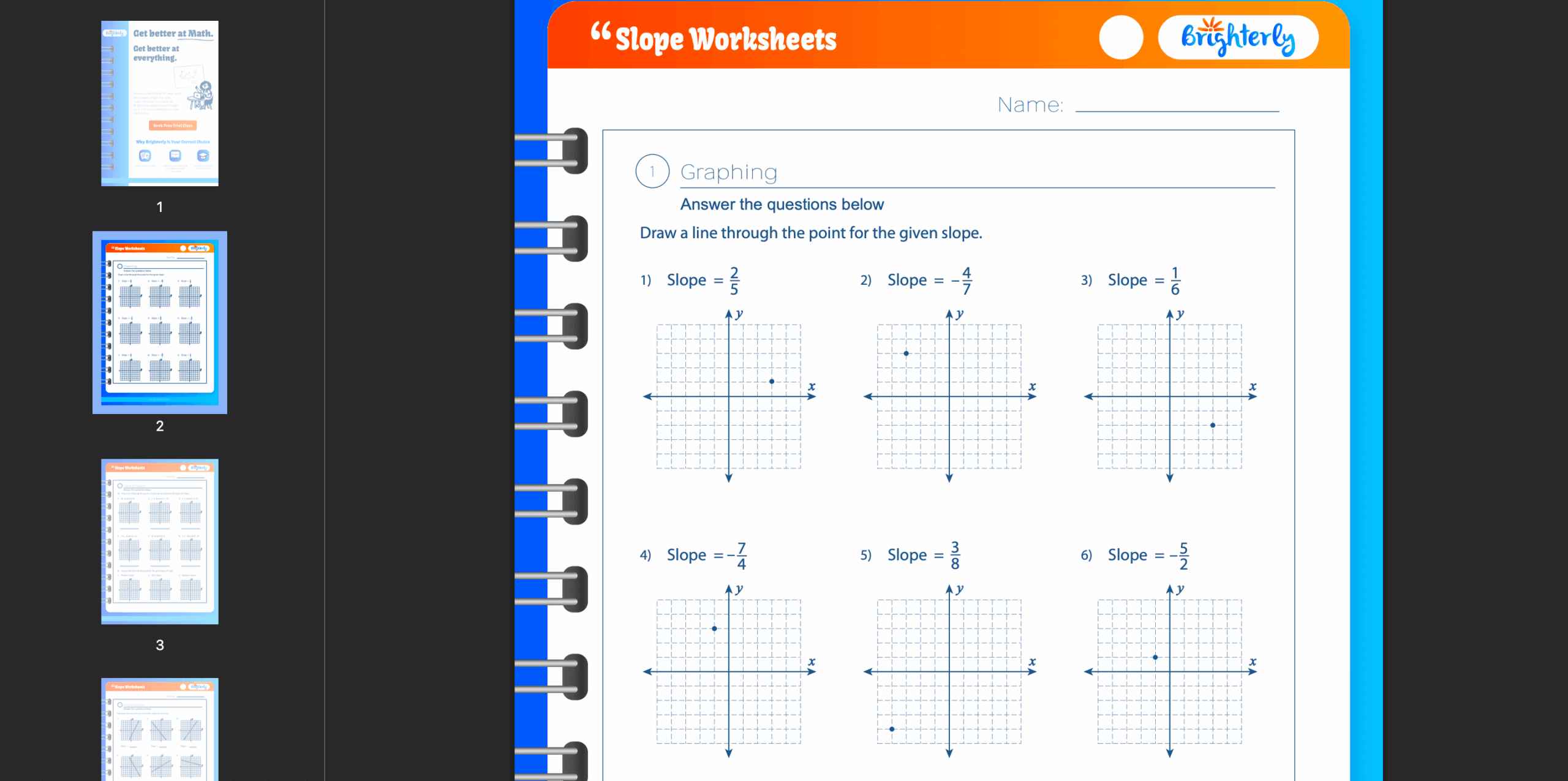 Slope Worksheets Free Download Slope Worksheets Free Download