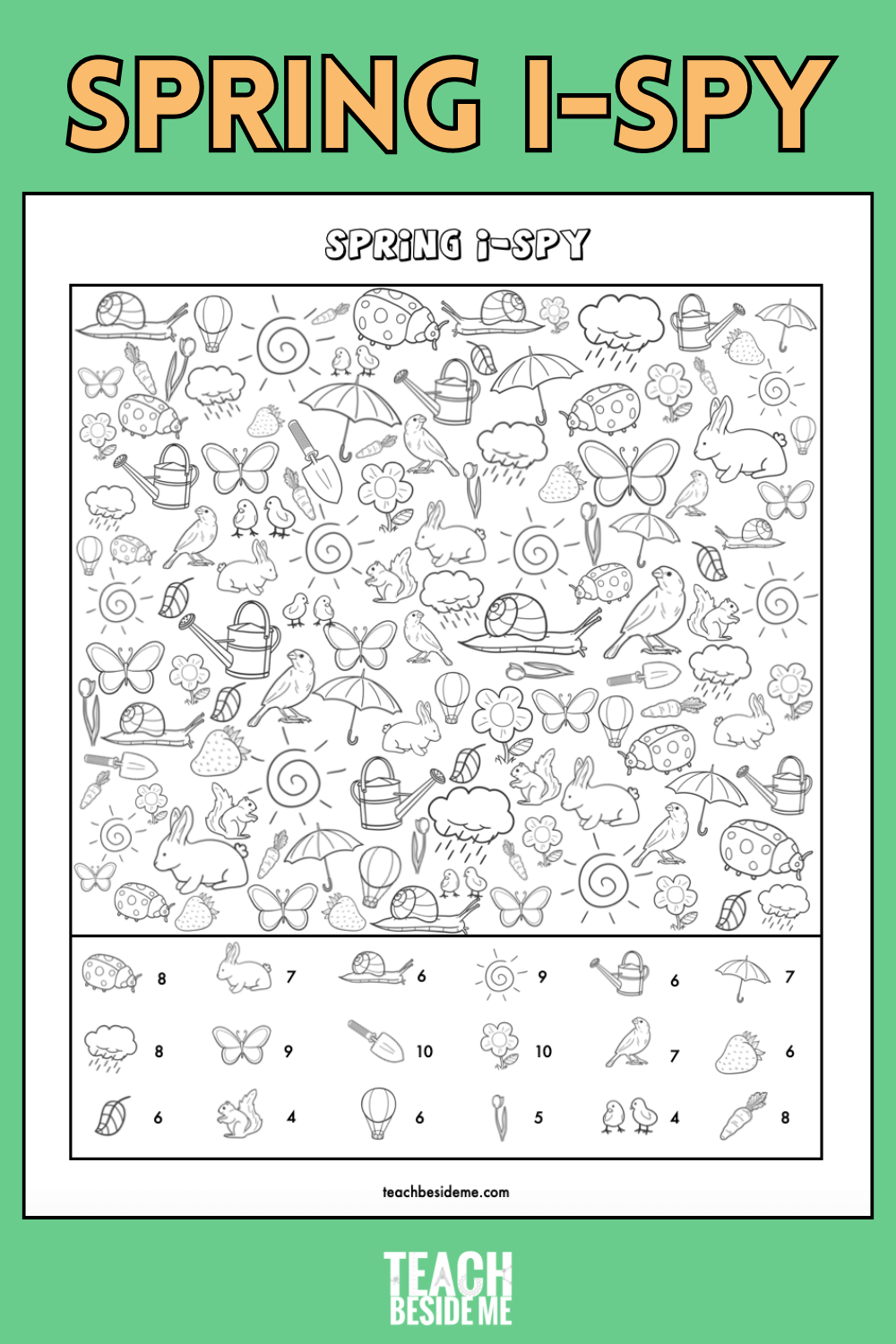 CVC Phonics Picture Search I Spy Read And Find Worksheet Puzzles Classful