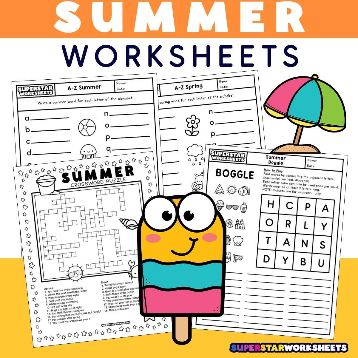 Summer Worksheets Free Printables Superstar Worksheets Spring I Spy Coloring Printable Teach Beside Me