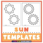 Sun Template Free Printables Superstar Worksheets