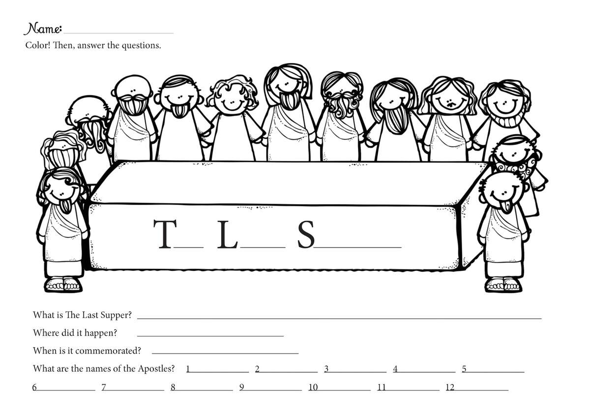 The Constant Kindergartener Teaching Ideas And Resources For Early Childhood Educators Easter The Last Supper Freebie