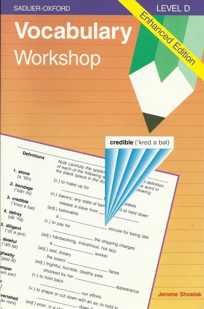 These High School Vocabulary Books Sadlier Oxford Vocabulary Workshop R Nostalgia These High School Vocabulary Books Sadlier Oxford Vocabulary Workshop R Nostalgia