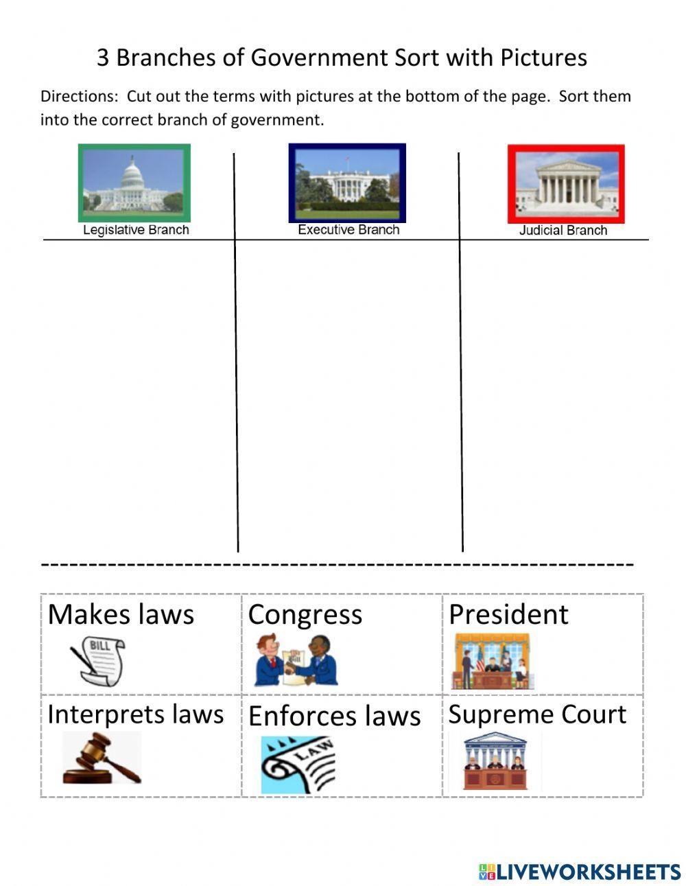 Three Branches Of Government Worksheet PDF Engaging Activities For Civics Education Three Branches Of Government Worksheet PDF Engaging Activities For Civics Education