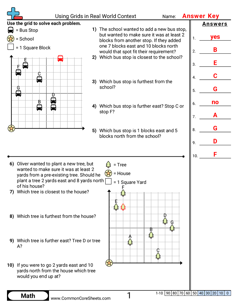 Using Grids In Real World Context Worksheet Download Using Grids In Real World Context Worksheet Download