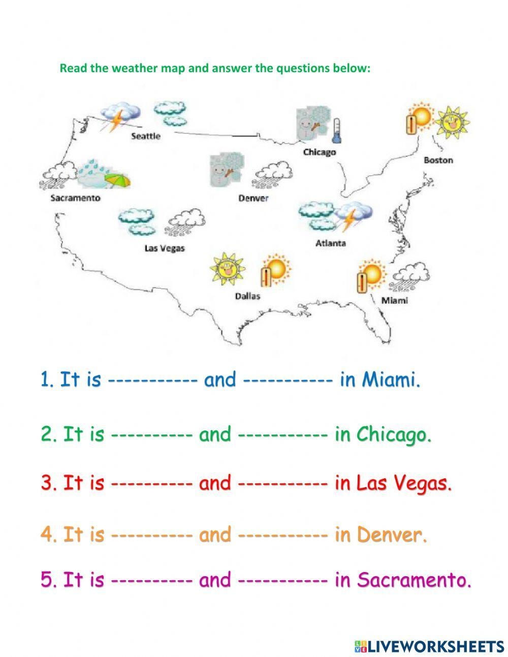 Free Weather Worksheets For Kids Storyboard That