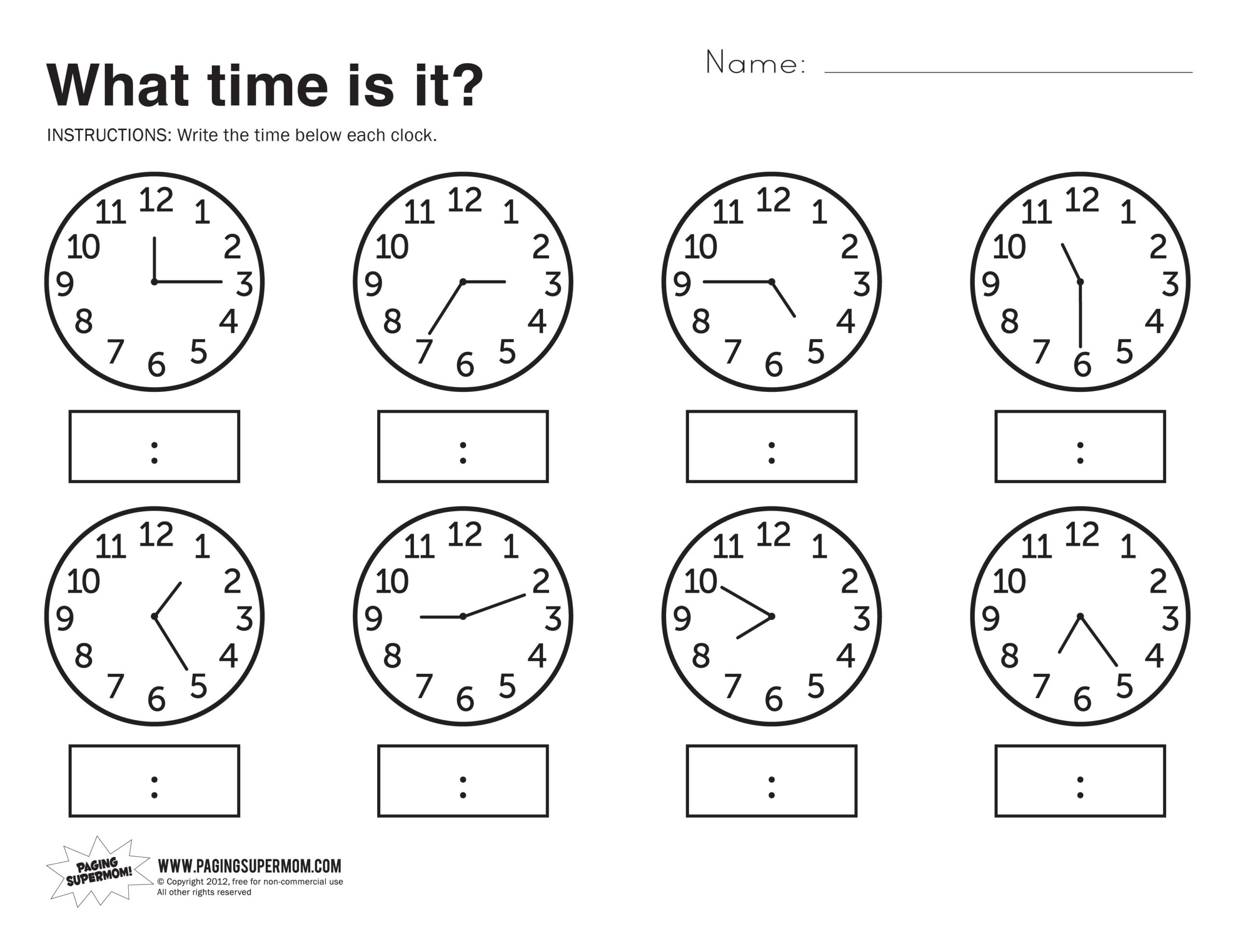 What Time Is It Printable Worksheet CubeForTeachers Cube For Teachers What Time Is It Printable Worksheet CubeForTeachers Cube For Teachers