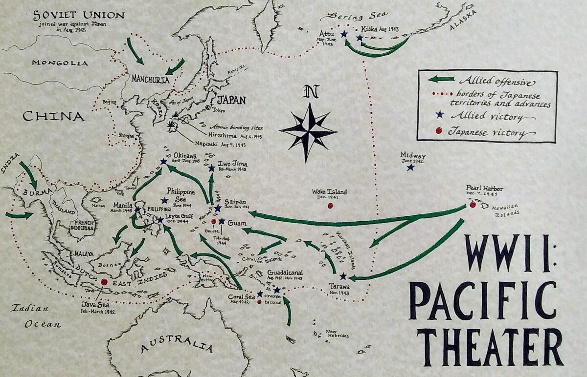WW2 Maps And Info 339th Engineer Construction Battalion